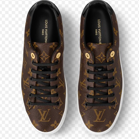 Louis Vuitton Front Row Sneaker Cacao EUC size 37 - Picture 1 of 4